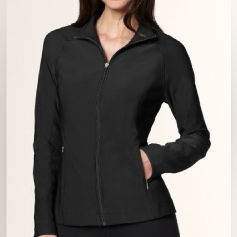 Lucy Full-Zip Black Jacket, size M